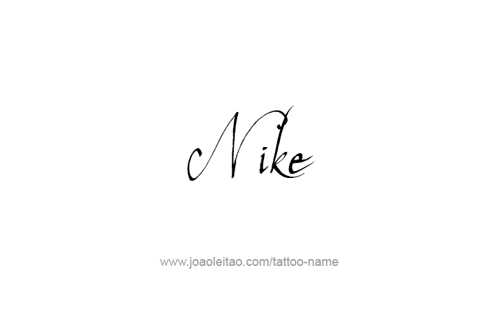 Tattoo Design Mythology Name Nike   