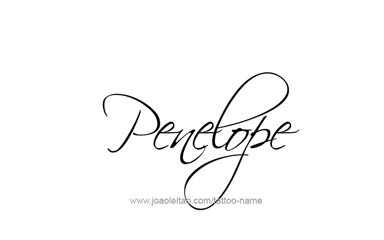 Tattoo Design Mythology Name Penelope   