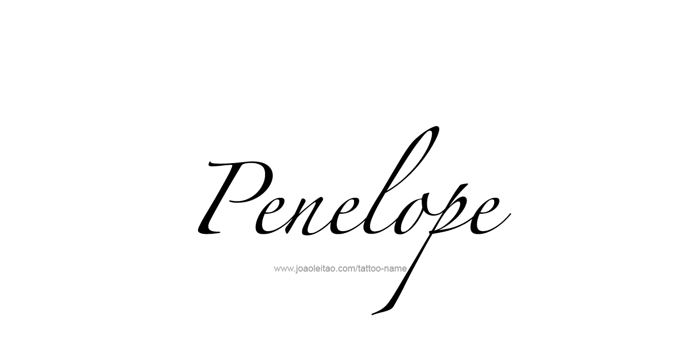 Tattoo Design Mythology Name Penelope   