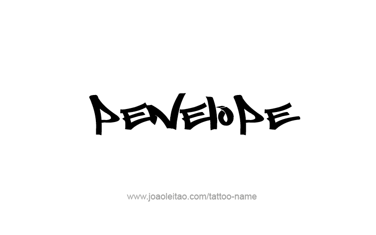 Tattoo Design Mythology Name Penelope   