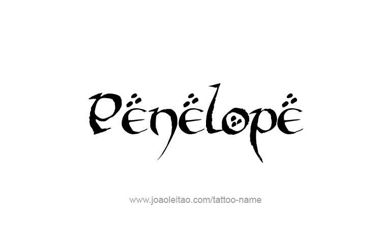 Tattoo Design Mythology Name Penelope   