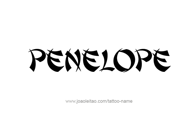 Tattoo Design Mythology Name Penelope
