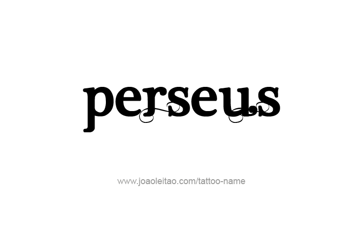 Tattoo Design Mythology Name Perseus   