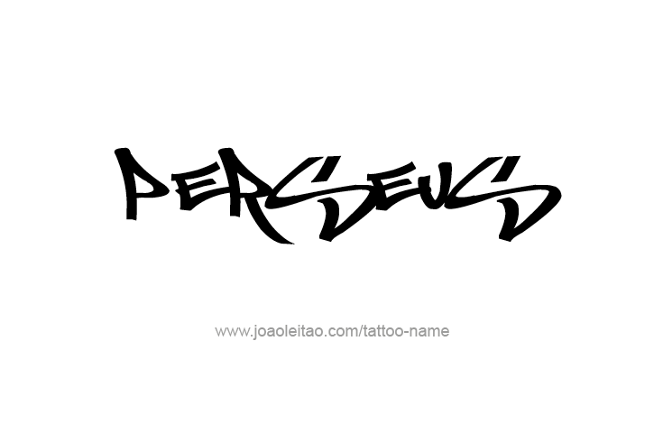 Tattoo Design Mythology Name Perseus   