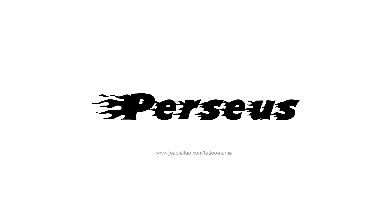 Tattoo Design Mythology Name Perseus   