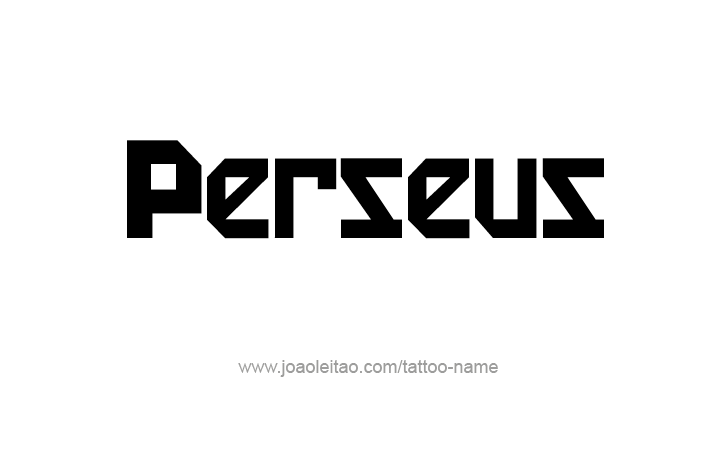 Tattoo Design Mythology Name Perseus   