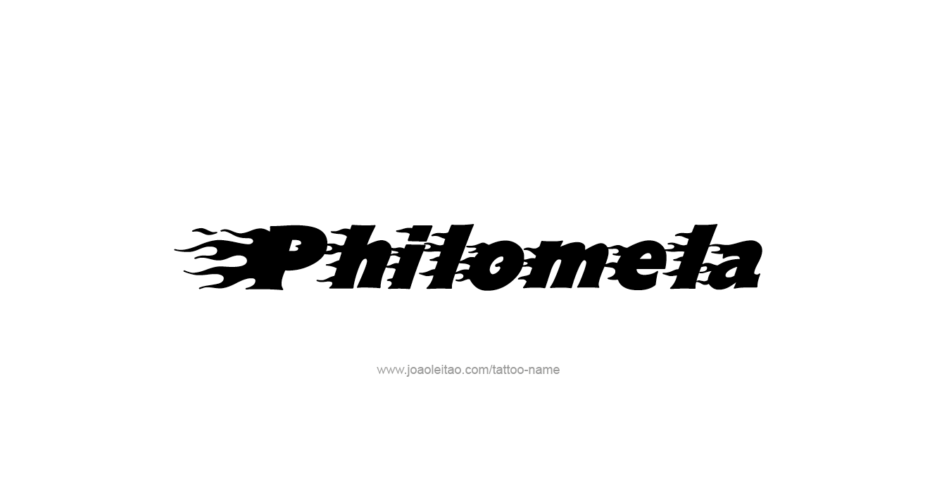 Tattoo Design Mythology Name Philomela   