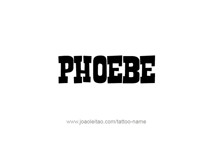 Tattoo Design Mythology Name Phoebe   