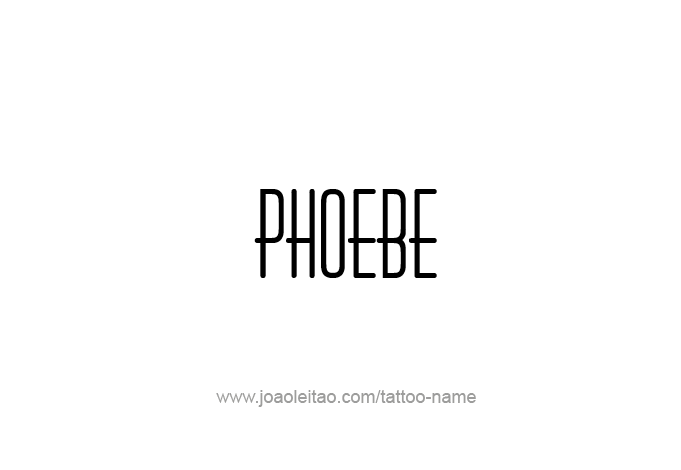 Tattoo Design Mythology Name Phoebe   