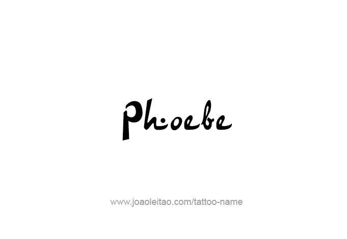 Tattoo Design Mythology Name Phoebe   