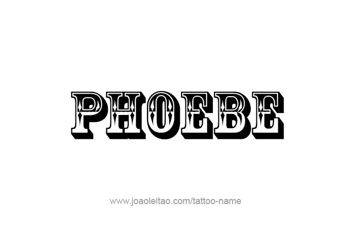 Tattoo Design Mythology Name Phoebe   