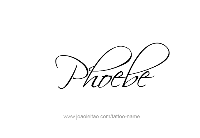 Tattoo Design Mythology Name Phoebe   