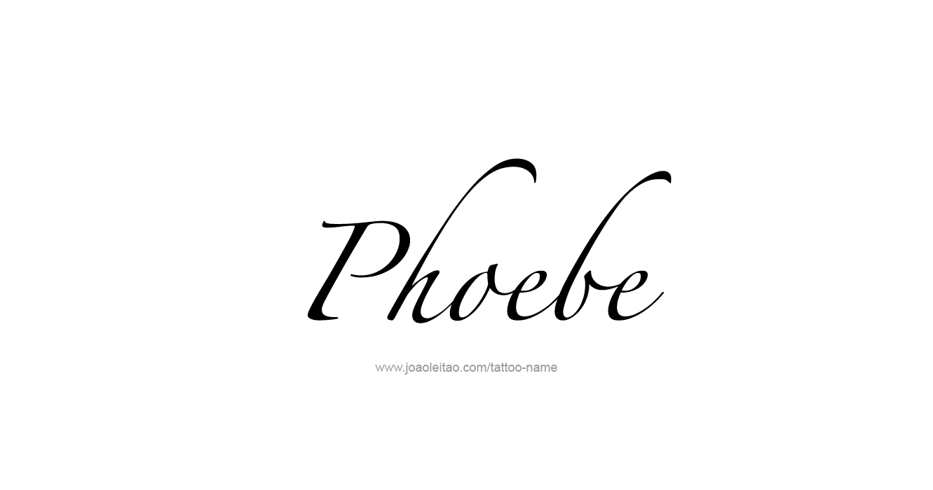 Tattoo Design Mythology Name Phoebe   