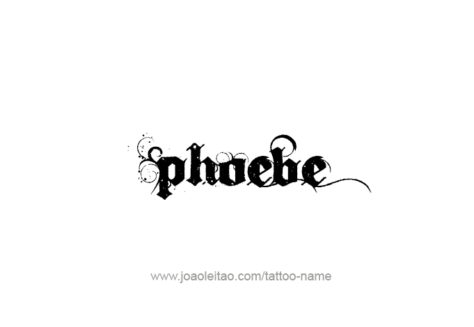 Tattoo Design Mythology Name Phoebe   