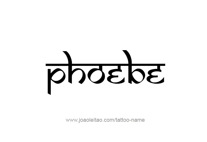 Tattoo Design Mythology Name Phoebe   