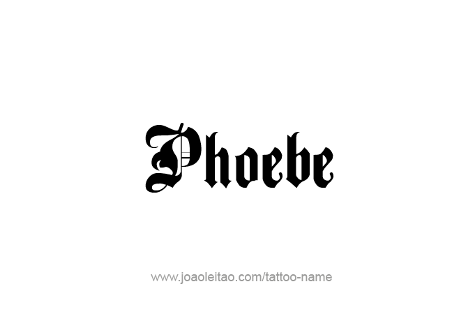 Tattoo Design Mythology Name Phoebe   