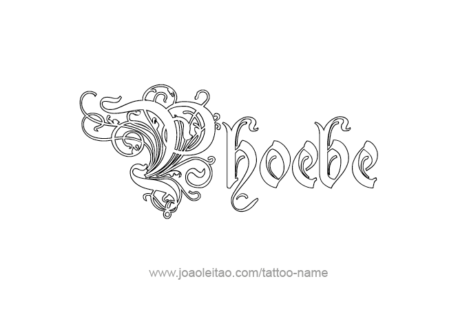 Tattoo Design Mythology Name Phoebe   