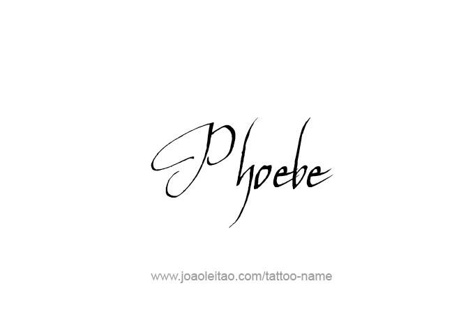 Tattoo Design Mythology Name Phoebe   