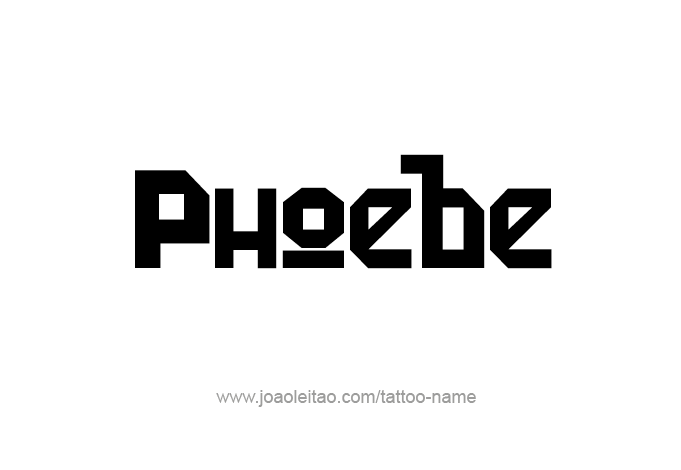 Tattoo Design Mythology Name Phoebe   