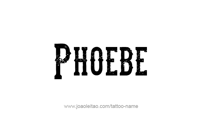 Tattoo Design Mythology Name Phoebe   