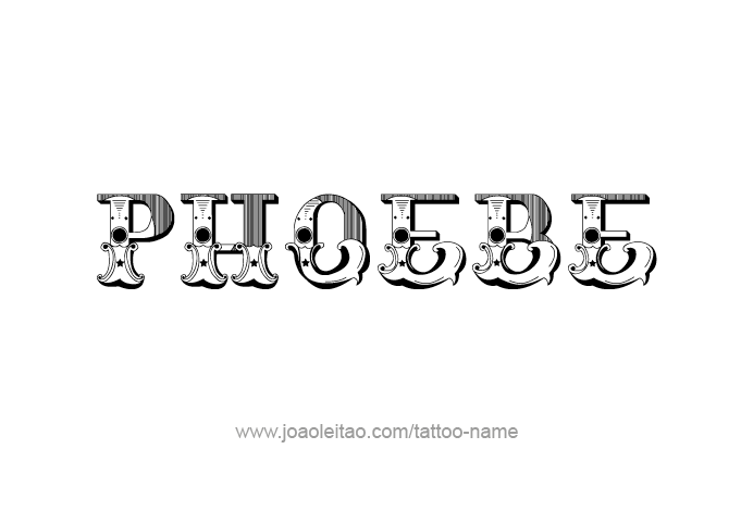 Tattoo Design Mythology Name Phoebe   