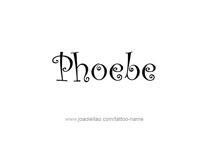 Tattoo Design Mythology Name Phoebe   