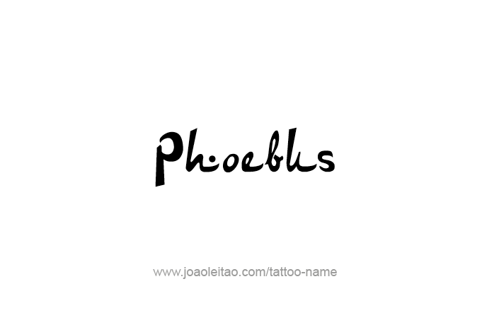 Tattoo Design Mythology Name Phoebus   