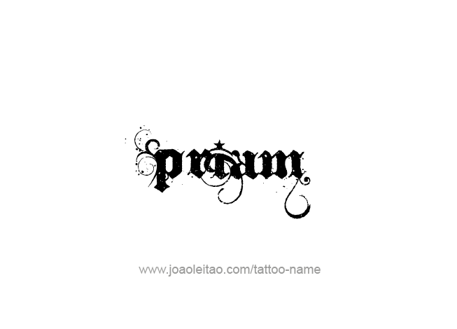 Tattoo Design Mythology Name Priam   