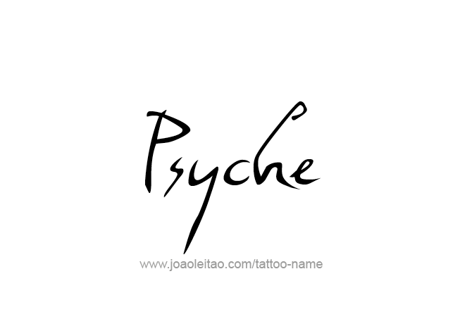 Tattoo Design Mythology Name Psyche   