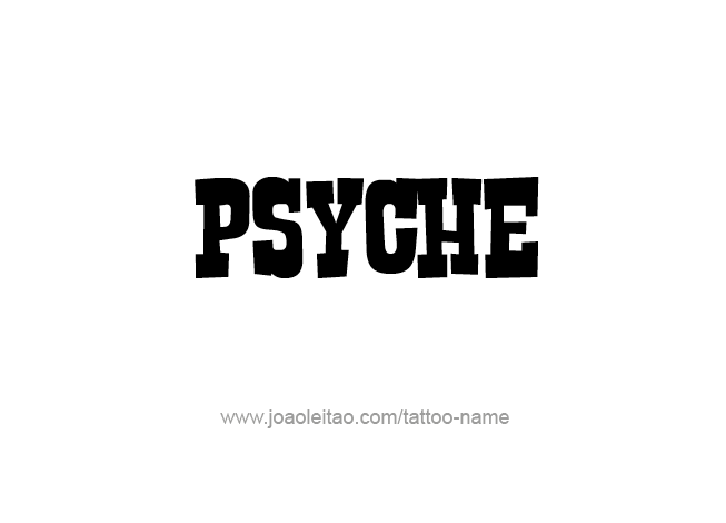 Tattoo Design Mythology Name Psyche   