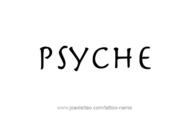 Tattoo Design Mythology Name Psyche   