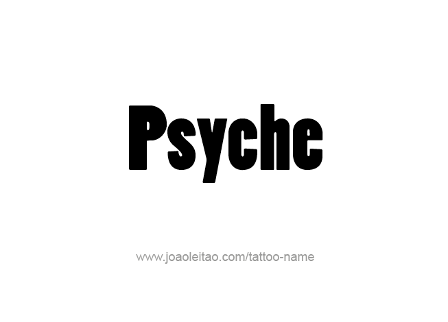 Tattoo Design Mythology Name Psyche   