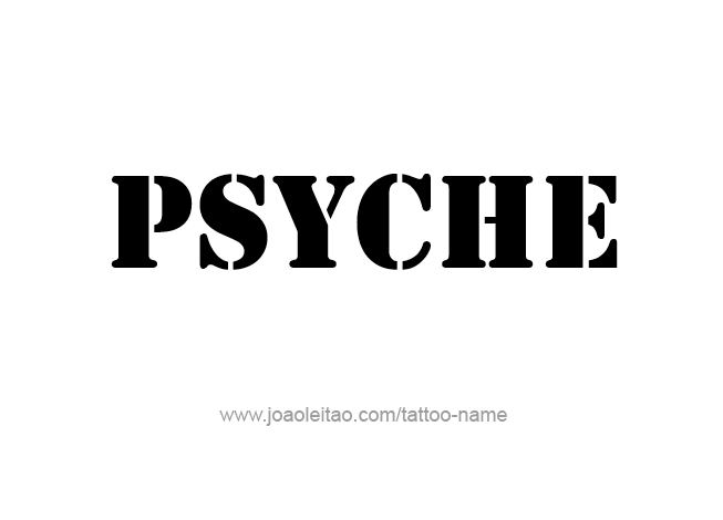 Tattoo Design Mythology Name Psyche   