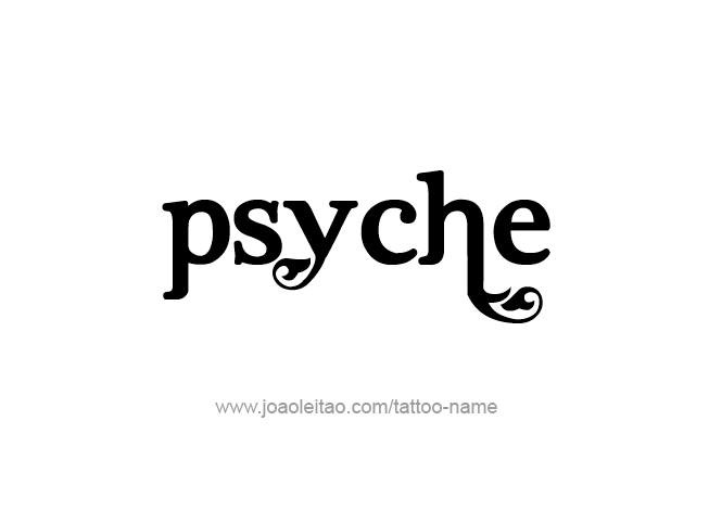 Tattoo Design Mythology Name Psyche   