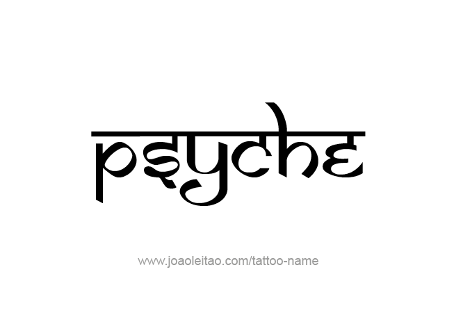 Tattoo Design Mythology Name Psyche   