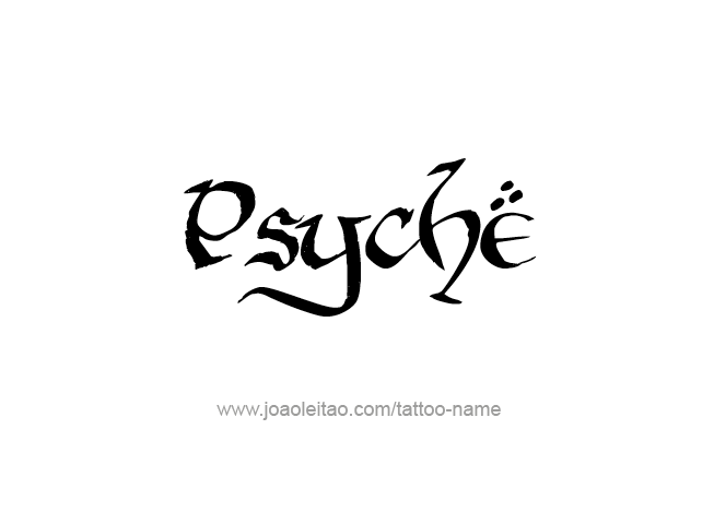 Tattoo Design Mythology Name Psyche   