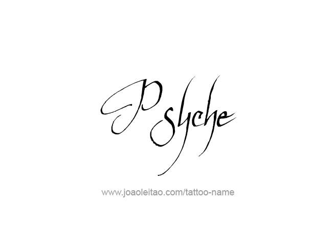 Tattoo Design Mythology Name Psyche   