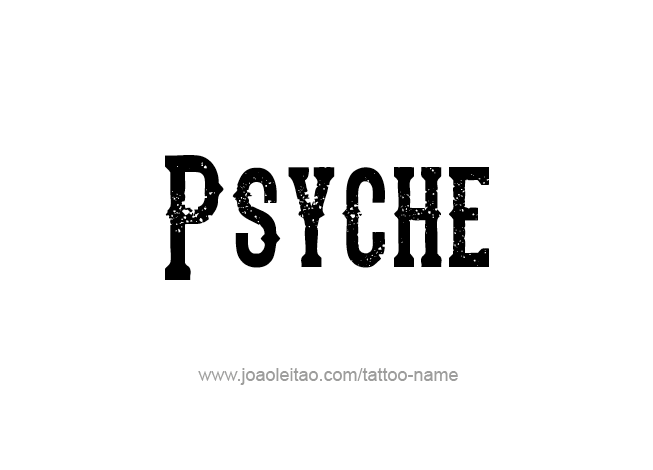 Tattoo Design Mythology Name Psyche   