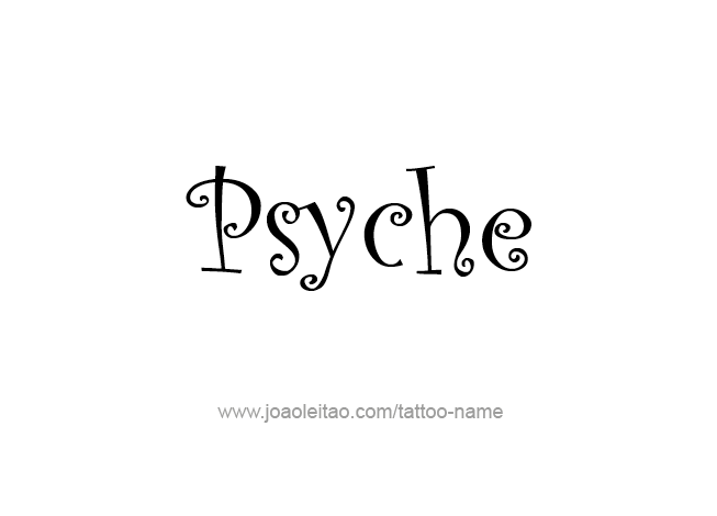 Tattoo Design Mythology Name Psyche   