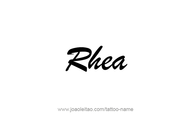 Tattoo Design Mythology Name Rhea   