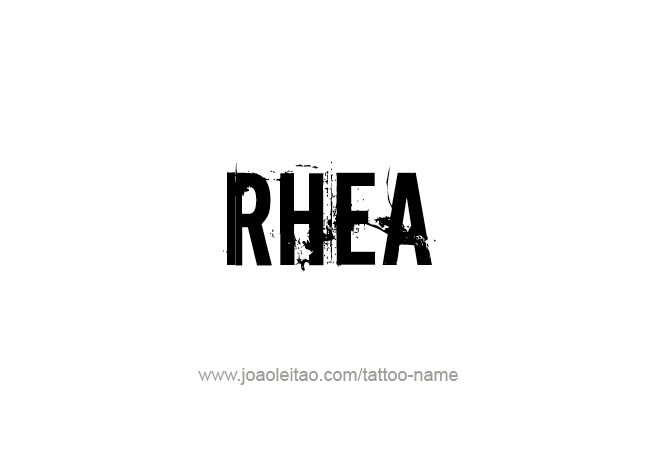 Tattoo Design Mythology Name Rhea   