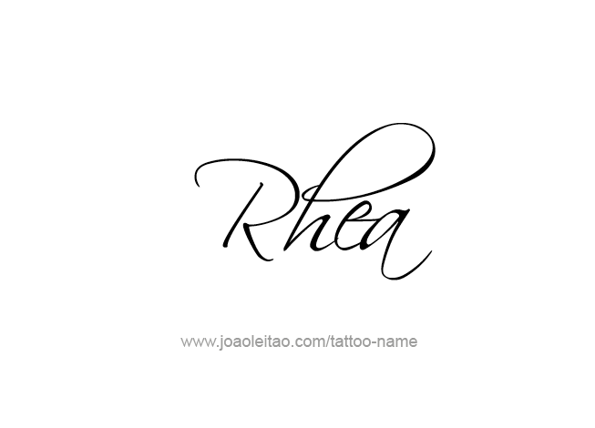 Tattoo Design Mythology Name Rhea   