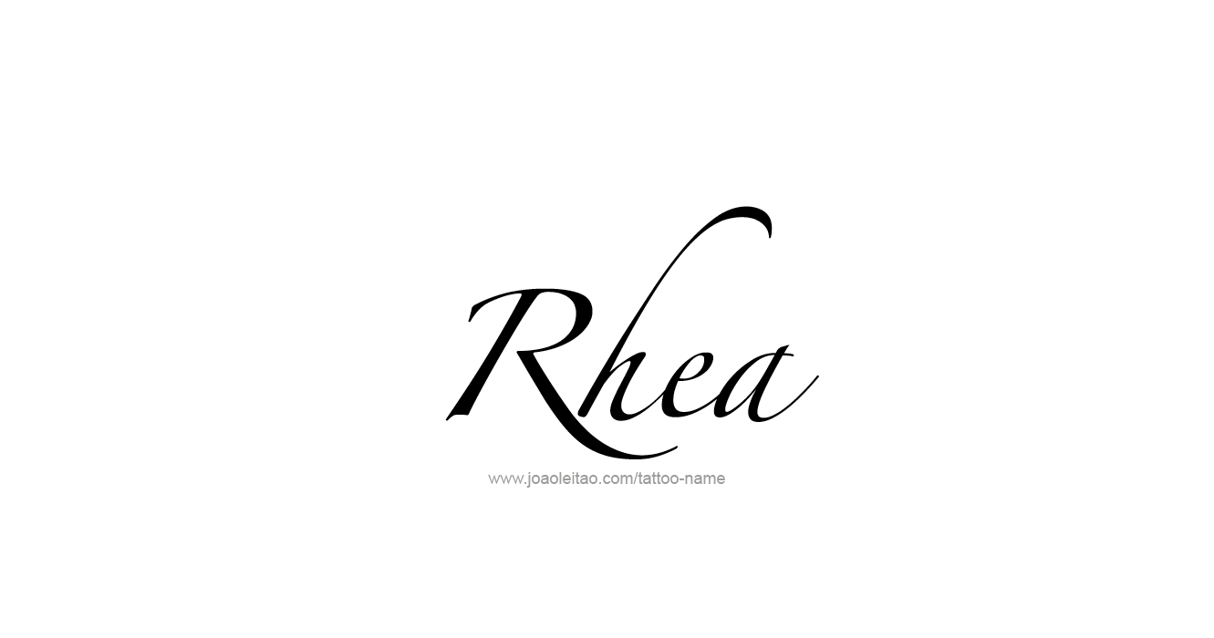 Tattoo Design Mythology Name Rhea   