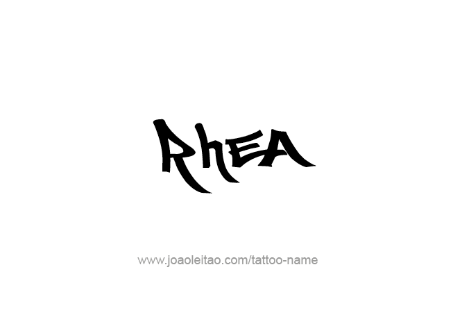 Tattoo Design Mythology Name Rhea   