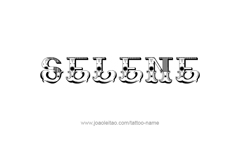 Tattoo Design Mythology Name Selene   