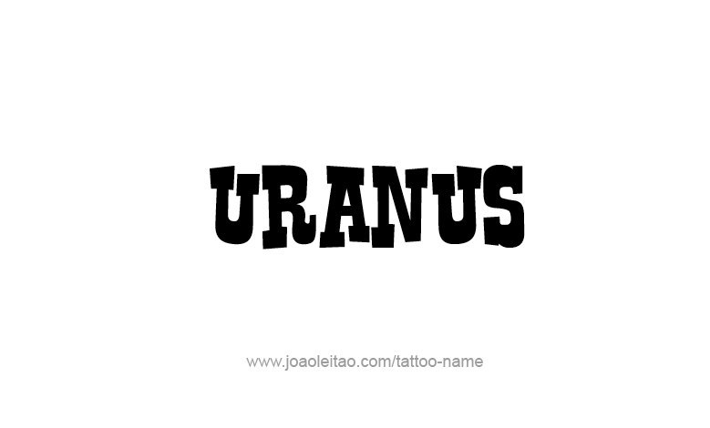 Tattoo Design Mythology Name Uranus   