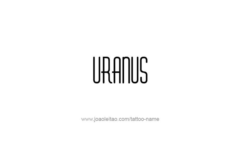 Tattoo Design Mythology Name Uranus   