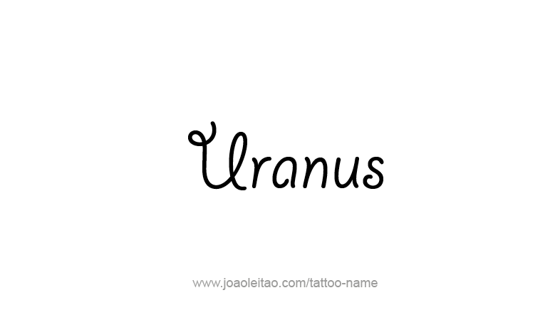 Tattoo Design Mythology Name Uranus   