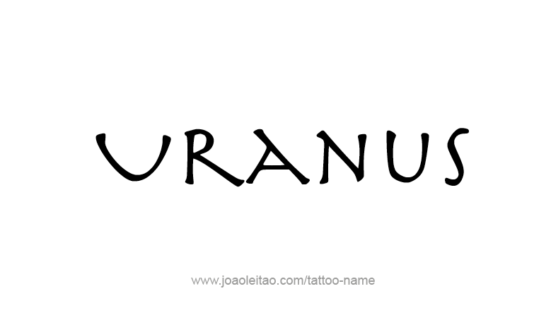 Tattoo Design Mythology Name Uranus   