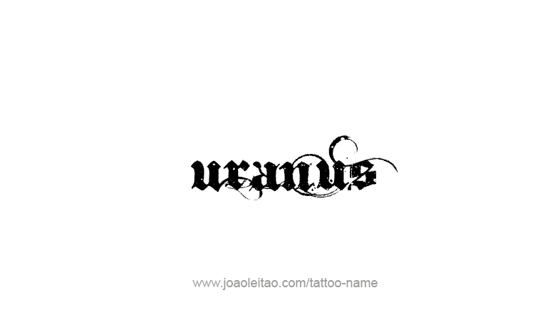 Tattoo Design Mythology Name Uranus   